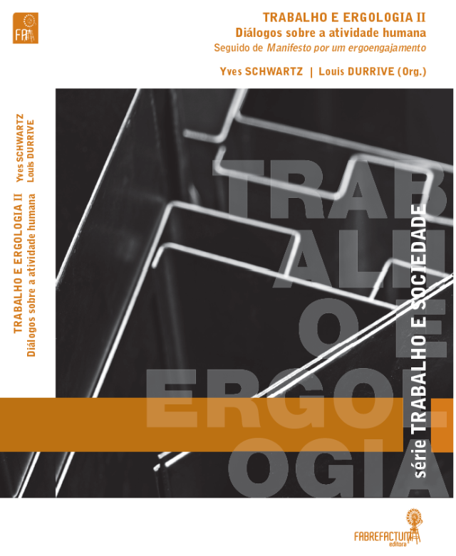 Capa TRabalho e Ergologia